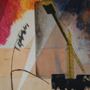 Urban Study VI 35 x 35 cm mixed media on board